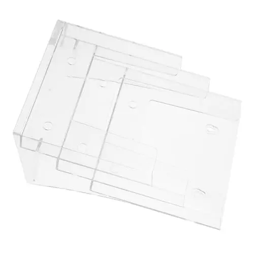 Produktbild: EXCEART 2st Wandständer Postkartenständer Tischständer Für Händler Prospekthalter Wandhalterung Zeitungsständer Papierhalterständer Für Den Schreibtisch Grußkartenanzeige Acryl Transparent