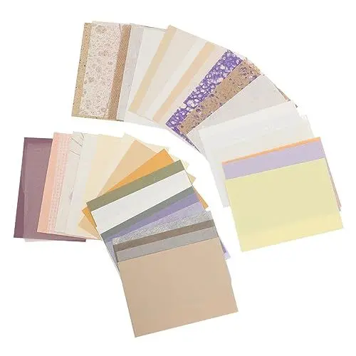 Produktbild: EXCEART 30 Blätter Dekorativer Papierblock Designer-papierblöcke Ästhetisches Papiermaterial Fotoalbum-aufkleber Dekoratives Scrapbook-papier Journal Zierapfel Kraftpapier Spezialpapier