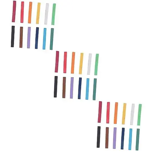 Produktbild: EXCEART 3 Kartons à 12 Stück Pastellkreiden Graffiti-stift Farbige Kreide Graffiti-buntstift Wachsmalstifte Pastellstifte Pastell Skizzieren Pastell Zeichnen Graffiti-pastell Öl-pastell