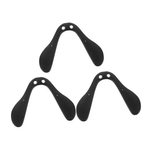 Produktbild: EXCEART 3 Stück U-förmige Brillen-Nasenpads Brücke Gummi Brille Nasenstützung Pads Anti-Rutsch Nasenstücke für Brillen Soft Plug-in Air Chamber Glasses Nose Guard Eyewear
