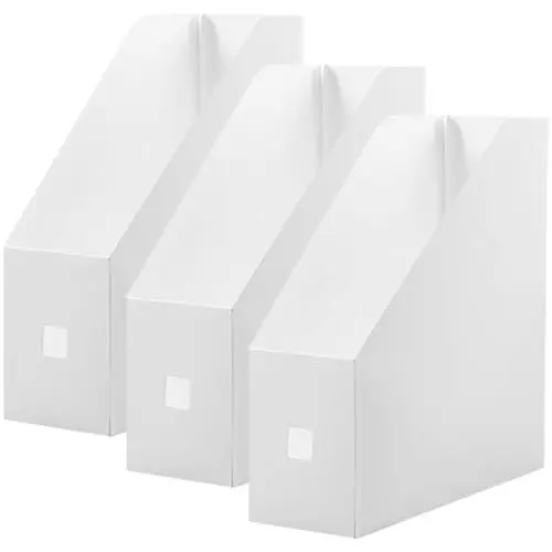 Produktbild: EXCEART 3 Teilige Box Aktenregal Schreibtisch Organizer Und Aufbewahrung Büro Organizer Schreibtisch Organizer Und Zubehör Zeitschriftenhalter Stehpult Bücherständer