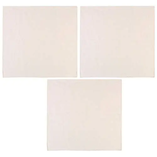 Produktbild: EXCEART Stickmaterial-set mit Punch Needle 3-teilig Handgefertigte Stickstoffe 20 X 20 Cm Versiegelte Kanten für Damen