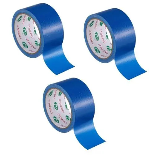 Produktbild: EXCEART 3st Teppichverbindungsband Klebeband Für Teppichfliesen Klebeband Schwer Rotes Klebeband Einseitig Bodenband Teppichkantenband Farbiges Band Bastelmaterial Witterungsbeständigkeit