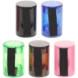 Produktbild: EXCEART 5 Stück Ukulele Finger Shaker Hammer Gitarre Rhythmus Sand Shaker Musikring für Mandoline Banjo Zubehör (Gemischte Farbe)
