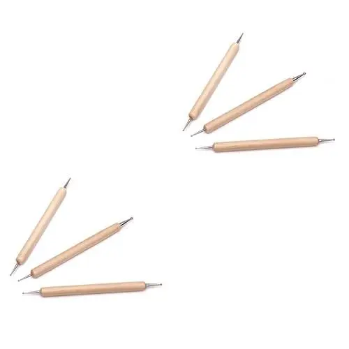 Produktbild: EXCEART 6 Stück Artisan Clay Tools Doppel- Und Einzel-endstifte Keramik Präge- Und Bildhauerwerkzeuge Für Künstler