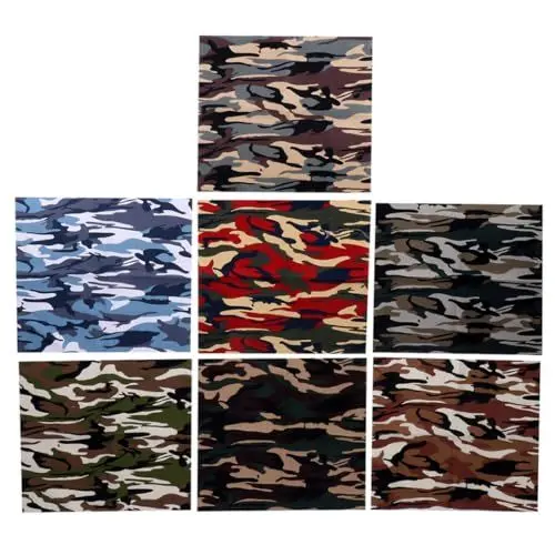 Produktbild: EXCEART 7St handgefertigter Stoff Handarbeitsstoff Patchwork-Baumwollstoff Handmade fabric DIY fabric Stoff zum Basteln DIY Kunsthandwerk Handbuch der Stoff handgefertigtes Tuch Baumwolle