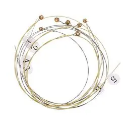 Produktbild: EXCEART 7 Stück Lyra Harfe Saitenersatz Metall Saite Musikinstrument Zubehör für Lyre Harfe Cembalo Hackbrett Zither Saiteninstrument