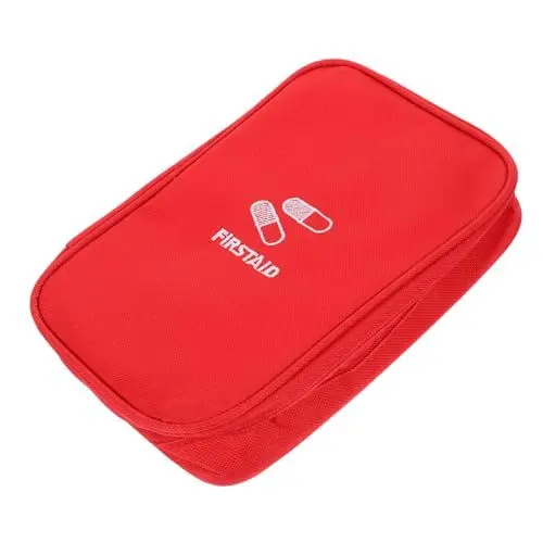 Produktbild: EXCEART Erste-Hilfe-Kasten Reisetasche Reisemedizintasche Erste-Hilfe-Set wundversorgung Reise-Notfall-Kit Aufbewahrungsbeutel für Medikamente Reiseapotheke draussen Pillendose Container