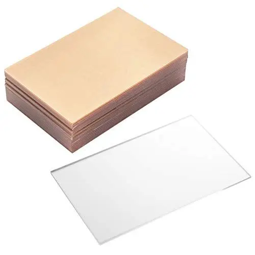 Produktbild: EXCEART Glasbilderrahmen Kunststoffpaneele 40 Transparente Acryl- Acryl- Klarbl? Acryl- Klarbrett Acryl- Lichtpaneele Klarem Acryl Glasscheibe Bilderrahmen Quadratisch