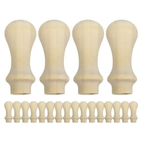 Produktbild: EXCEART Griff Für Wachssiegelstempel 20 Stück Griff Für Wachssiegelstempel Vielseitige Holzstempelgriffe Ersatz Für Umschläge Weinpakete Grußkarten Hochzeiten