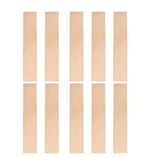 Produktbild: EXCEART Holzbauklötze 10Pcs Holzfoto Des Boards Balsa Holzbl? Holzlatten für Handwerkskarten Unvollendetes Holzbretter Zum Basteln Fotorequisiten