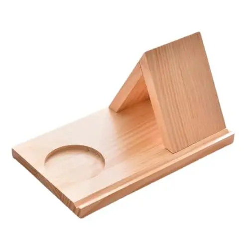 Produktbild: EXCEART Stabiles Bücherregal Aus Holz Freistehender Buchhalter Ständer Becher- und Telefonhalter Buchablage Minimalistisches Bücherregal
