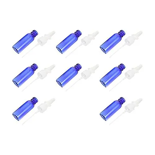 Produktbild: EXCEART Nasenspray Flasche Leere Nachfüllbar Nasenzerstäuber Pumpzerstäuber Sprühflasche Nasensprühflasche für Nasenbewässerung Medizinische Kolloidale Silbersalzlösung 30ml 8 Stück