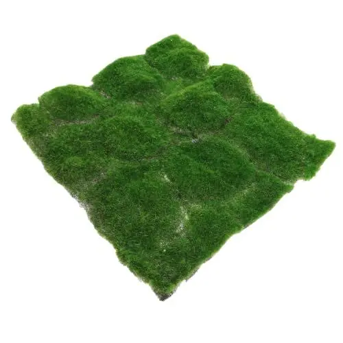 Produktbild: EXCEART Simulierte künstliche Moos-Wohnaccessoires Kunstrasen- simulierte Grasmatte kunstrasenmatten mikrolandschaft nachgemachtes Gras Kissen aus künstlichem Gras Plastik Green