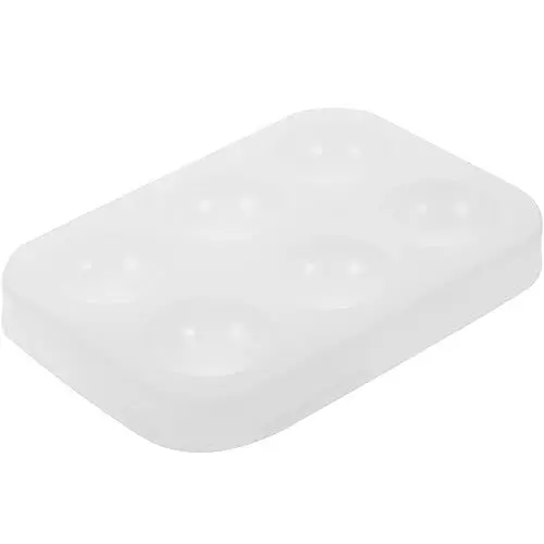 Produktbild: EXCEART Wasserfarben Aquarell Palette für Aquarellfarben Leer Silikon Farbmischpalette 6 Löcher Acrylfarben Ölfarben Mischpalette Aquarellpaletten