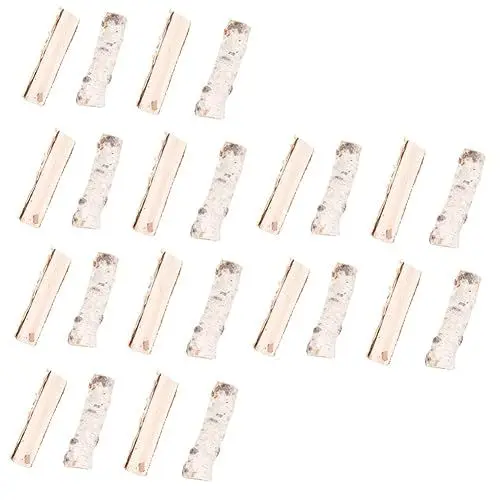 Produktbild: EXCEART Wohnkultur Stück Natürliche Holzscheit-Dekoration Für Zuhause Zweige Stäbchen Dekoration Künstliche Äste Hausdekorationen Für Zuhause Baumstumpf-Dekoration Naturholzblöcke