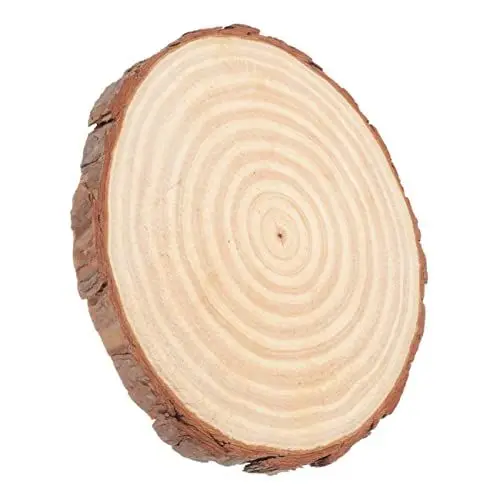 Produktbild: EXCEART Holzkreis-bastelset Unvollendete Runde Ausschnitte für Dekoration Hochzeitsfeier