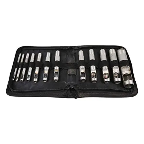 Produktbild: Exceart 1 Satz Handwerklicher Lederstanzer Gürtellochstanze Hohler Schlag Uhrenarmbandstanze Praktisch Nützlich Uhrenarmbänder Stanzen Werkzeuge Zur Lederverarbeitung Locher Dusche