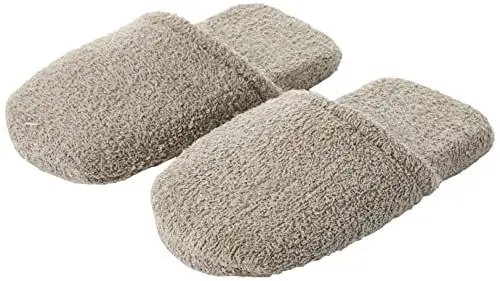 Produktbild: Excelsa Bagno Caldo Damen Badeschuhe, Frottee, grau, 36-40