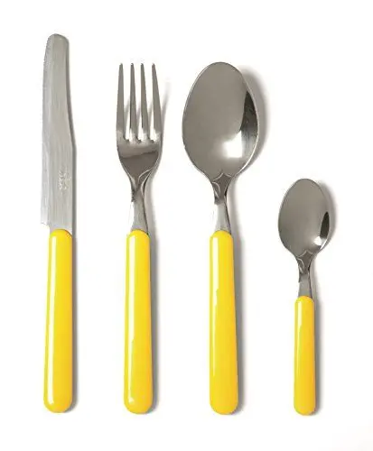 Produktbild: Excelsa Fashion Service 24-teilig, Edelstahl, Gelb