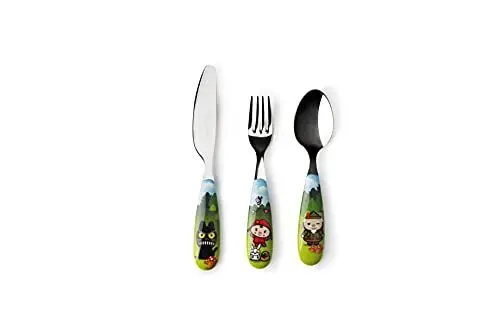 Produktbild: Excelsa Fiabe Besteck-Set, 3-teilig, Edelstahl 18/0