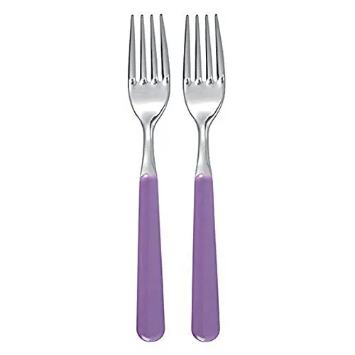 Produktbild: Excelsa Gabeln-Set aus Edelstahl, Lila, 2 Stück