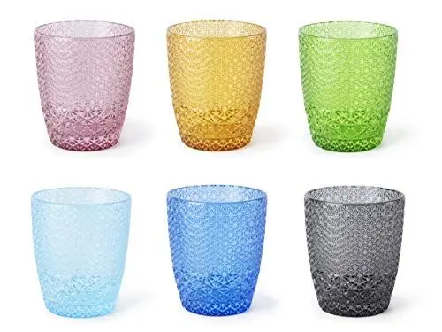 Produktbild: Excelsa Ice Set 6 Gläser Wasser, Glas, mehrfarbig