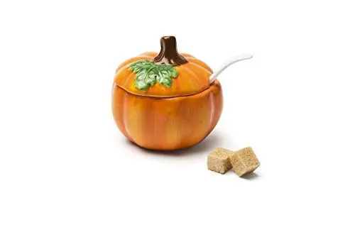 Produktbild: Excelsa Kürbis Käse/Zuckerdose, Keramik, Orange, 200 ml