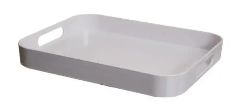 Produktbild: Excèlsa Melamin Tablett, 33,2x26 cm., Weiß