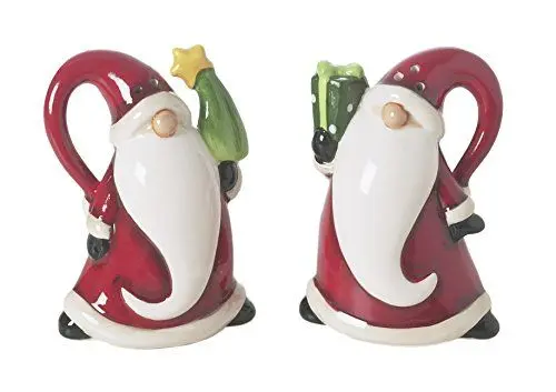 Produktbild: Excelsa Santa Claus Salz-und Pfefferstreuer-Set, Keramik, rot, 6x4.5x8 cm, 2
