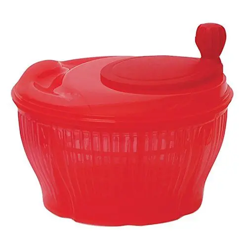 Produktbild: excèlsa Spinny Rot Salatschleuder 24 cm.