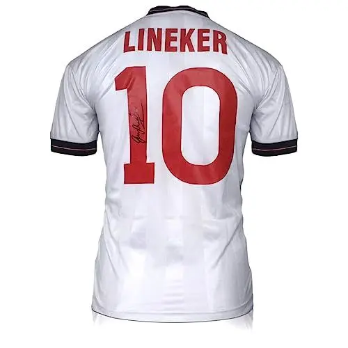 Produktbild: Exclusive Memorabilia Von Gary Lineker signiertes England-Trikot 1986