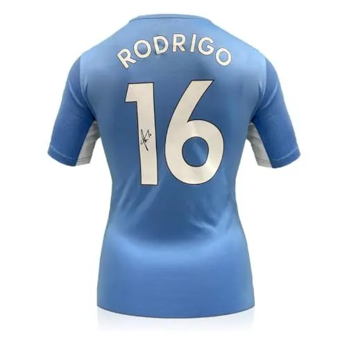 Produktbild: Exclusive Memorabilia Von Rodri signiertes Manchester City-Trikot 2021-22