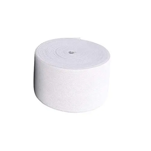 Produktbild: EXFEA Gummiband 5 Meter 15mm 25mm 40mm 50 mm Breit Weis (5M X 50MM)