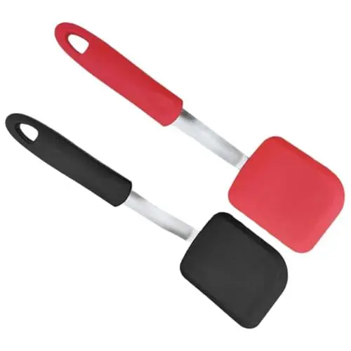 Produktbild: EXHUMKY 2St Bratspatel aus Silikon Luft Kochspatel ofenfeste Bratpfanne Beständig Spurt küchenschaufel Küchenpfannenwender wok Pfannenwender für die Küche tragbarer Pfannenwender Kieselgel