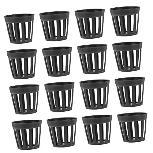 Produktbild: EXHUMKY 50stücke Kunststoff Pflanzkorb Für Aquarien Wasserpflanzen-Planter Mit Drainage Für Hydroponik Und Bodenkulturen Langlebig Und Praktisch Kleiner Behälter Für Gesunde Wurzeln