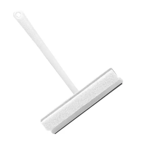 Produktbild: EXHUMKY Glaswischer badehauben bade-poncho glasreiniger fensterputzmittel wipers Mini Fensterwischer wischer dusche reiniger Gel werkzeug Fensterputzer Glastürwischer für zu Hause Weiß