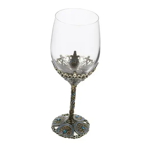 Produktbild: EXHUMKY Rotweinglas Kristallglas Schlichte Glastasse Kreatives Weinbecher Einzelnes Weinbecher Wein Transparent Party Serving