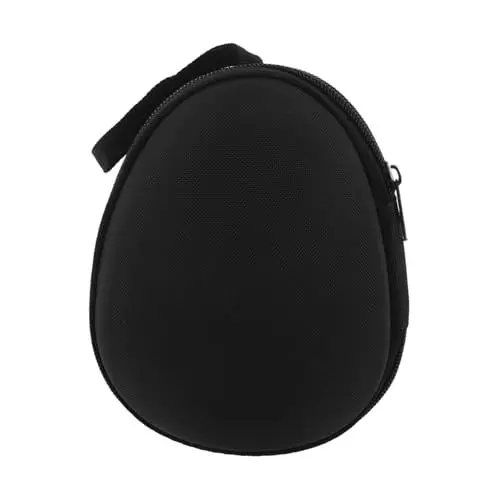 Produktbild: EXHUMKY wasserdichte Eva Angelrollen-Tasche Stoßfester Aufbewahrungskoffer Für Angelausrüstung Und Zubehör Große Kapazität Teardrop-Design Für Optimales Casting Schwarz