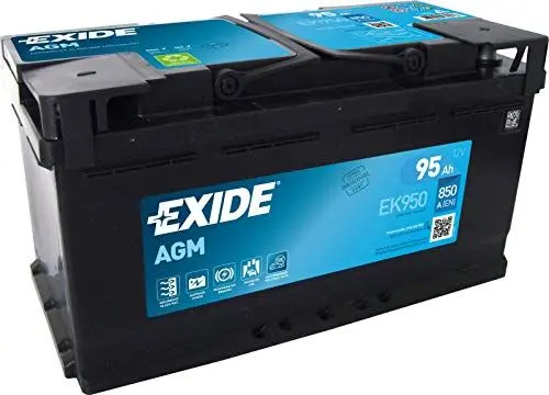 Produktbild: Exide EK950 AStarter-Batterie Start-Stop 12V 95Ah 900A