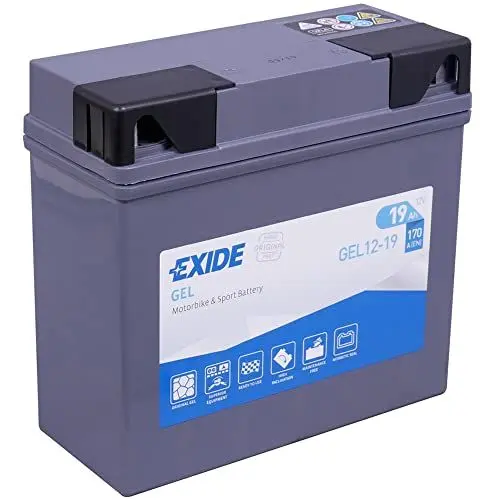 Produktbild: Exide GEL12-19 GEL Motorrad Starter-Batterie 12V 19Ah 170A