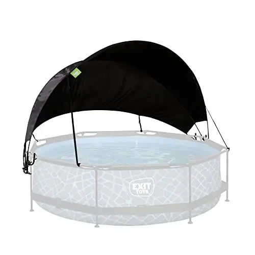 Produktbild: EXIT Toys Pool-Sonnensegel - Universal - Schützt vor UV-Strahlung - Einfach zu öffnen und zu schließen - Leichtgewichtig und wasserabweisend - Für Schwimmbäder - ø300cm