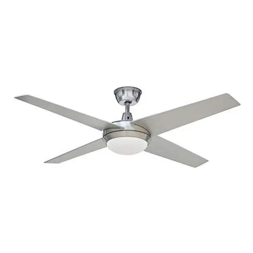 Produktbild: EXO lighting- deckenventilator mit beleuchtung und fernbedienung - MARINADA - ventilator decke - Ø132cm - ceiling fan with light - IP20 innen - deckenventilator leise Ideal für Schlafzimmer