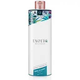 Produktbild: Exotiq Massage Oil Body to Body Oil - Massageöl Entspannung für eine Sinnliche Massage - Massage Öl für eine Körper-zu-Körper-Massage - 500ml