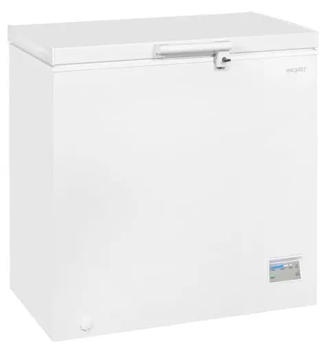Produktbild: Exquisit Gefriertruhe GT200-HE-041C weiss | Nutzinhalt: 198 L | Schnellgefrieren | 4-Sterne-Gefrieren | Rollen | Standgerät