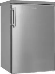Produktbild: Exquisit Kühlschrank KS16-4-HE-040E inoxlook | 109 l Nutzinhalt | Edelstahloptik | Gemüsefach | Gefrierfach | Kompakt | LED Licht