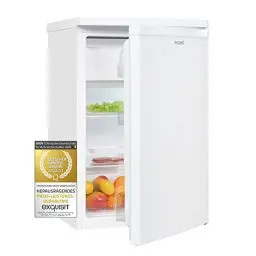 Produktbild: Exquisit Kühlschrank mit Gefrierfach, 109 Liter, kleiner Kühlschrank, 85 cm hoch, freistehend, Kompakt, KS516-4-E-040E weiss