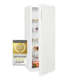 Produktbild: Exquisit Kühlschrank ohne Gefrierfach, Großer Kühlschrank, 5 Ablagen, 242 Liter, Vollraumkühlschrank 143 cm hoch, KS5320-V-H-040E weiss