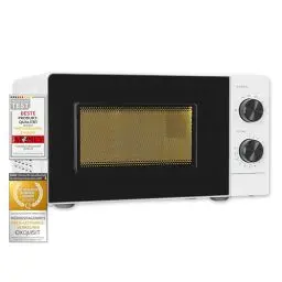 Produktbild: Exquisit Mikrowelle MW850-070 weiss | 700 W | Garraum 20 l | Timer | 24,5cm Ø Drehteller