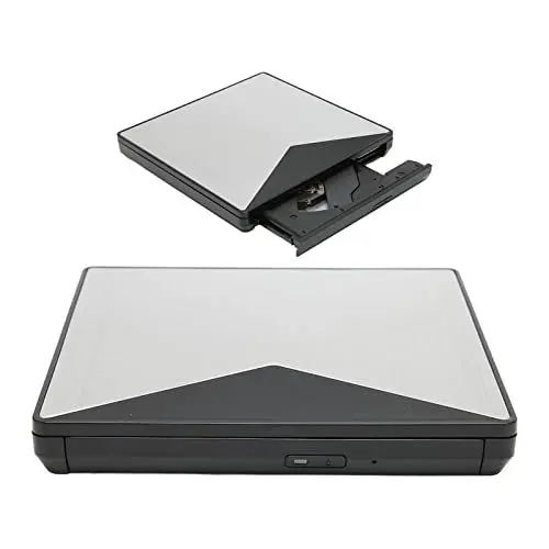 Produktbild: Externes DVD-Laufwerk, USB3. 0 Tragbarer DVD-Player, Tragbarer CD-DVD-ROM-Player für Optische Laufwerke, Leser, Brenner, Brenner für Windows, für Linux, für OS X
